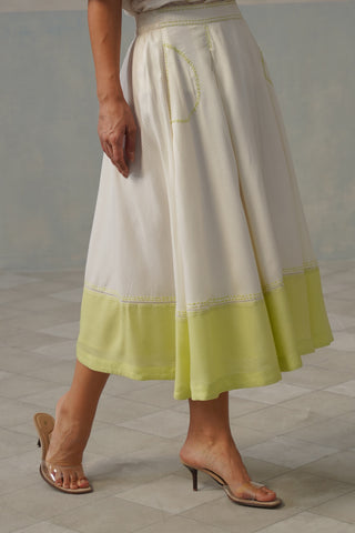 Nomad Color Block Skirt