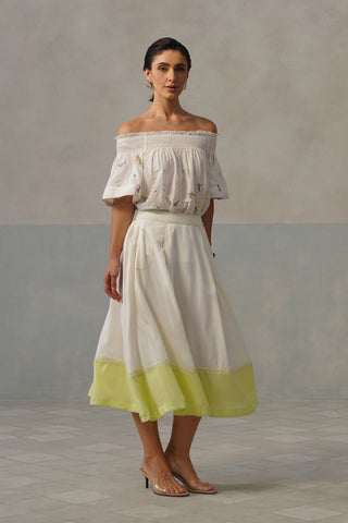 Nomad Color Block Skirt