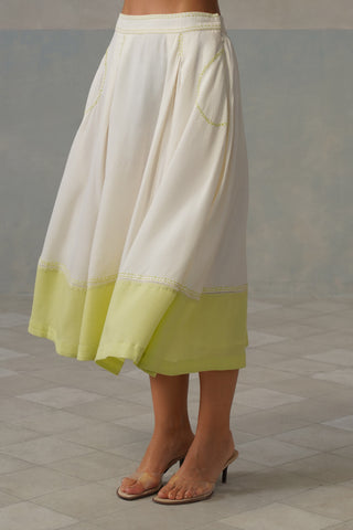 Nomad Color Block Skirt