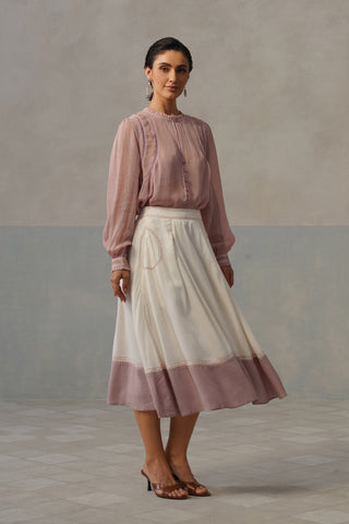 Nomad Color Block Skirt